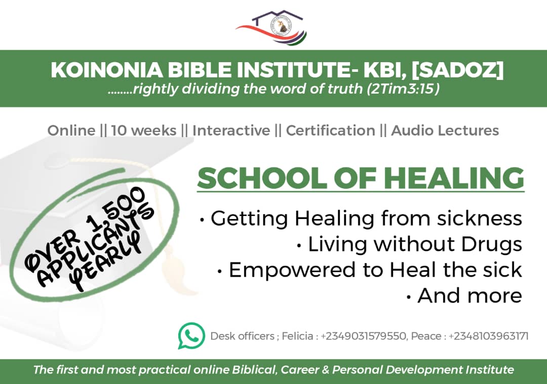 school of healing - KBI school of healing - KBI
